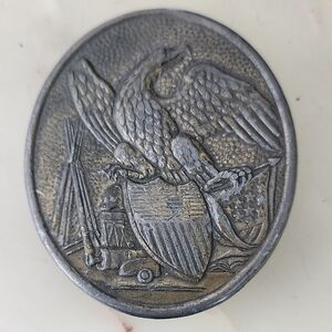 Vintage The Buckle Co. Eagle Shield Emblem Belt Buckle